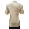 Checks Fawn Shirt : Business