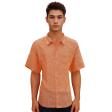 Stripes Peach Shirt : Business
