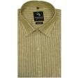 Stripes Khakhi Shirt : Business