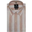 Stripes Peach Shirt : Business