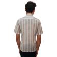 Stripes Peach Shirt : Business