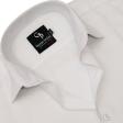 Self Design White Shirt : Business
