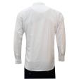 Self Design White Shirt : Business