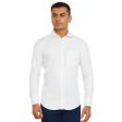 Self Design White Shirt : Business
