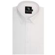 Self Design White Shirt : Business