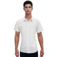 Self Design White Shirt : Business