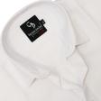Self Design White Shirt : Business