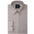 Self Design Peach Shirt : Business