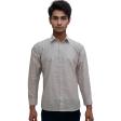 Self Design Peach Shirt : Business