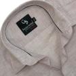 Self Design Peach Shirt : Business
