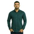 Self Design Green Shirt : Business