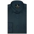 Stripes Light Green Shirt : Business