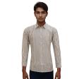 Stripes Fawn Shirt : Business