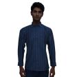 Stripes Navy Blue Shirt : Business