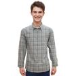 Checks Dark Gray Shirt : Business