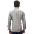 Checks Dark Gray Shirt : Business