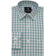 Checks Green Shirt : Business