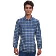 Checks Light Blue Shirt : Business