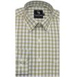 Checks Green Shirt : Business