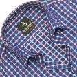 Checks Dark Blue Shirt : Business