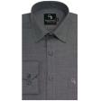 Plain Dark Gray Shirt : Business