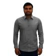 Plain Dark Gray Shirt : Business