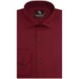 Plain Maroon Shirt : Business