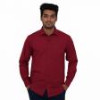 Plain Maroon Shirt : Business
