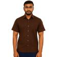 Plain Brown Shirt : Business
