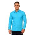 Plain Turquoise Shirt : Business