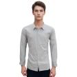 Self Design Gray Shirt : Business