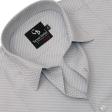 Self Design Gray Shirt : Business