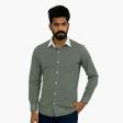 Plain Dark Green Shirt : Business