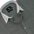 Plain Dark Green Shirt : Business