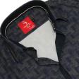 Combination Navy Blue Shirt : Party