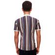 Stripes Maroon T-shirt : Regular