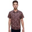 Print Brown Shirt : Ditto