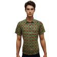 Print Green Shirt : Ditto