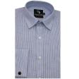 Stripes Blue Shirt : Business