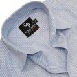 Stripes Blue Shirt : Business