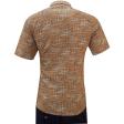 Print Brown Shirt : Party