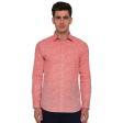 Print Peach Shirt : Party
