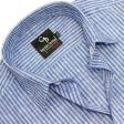 Stripes Blue Shirt : Business