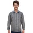 Stripes Gray Shirt : Business