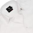 Self Design White Shirt : Business