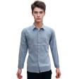 Self Design Blue Shirt : Business