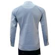 Self Design Blue Shirt : Business