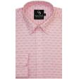 Self Design Peach Shirt : Business
