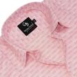 Self Design Peach Shirt : Business