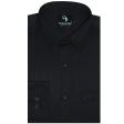 Self Design Black Shirt : Business